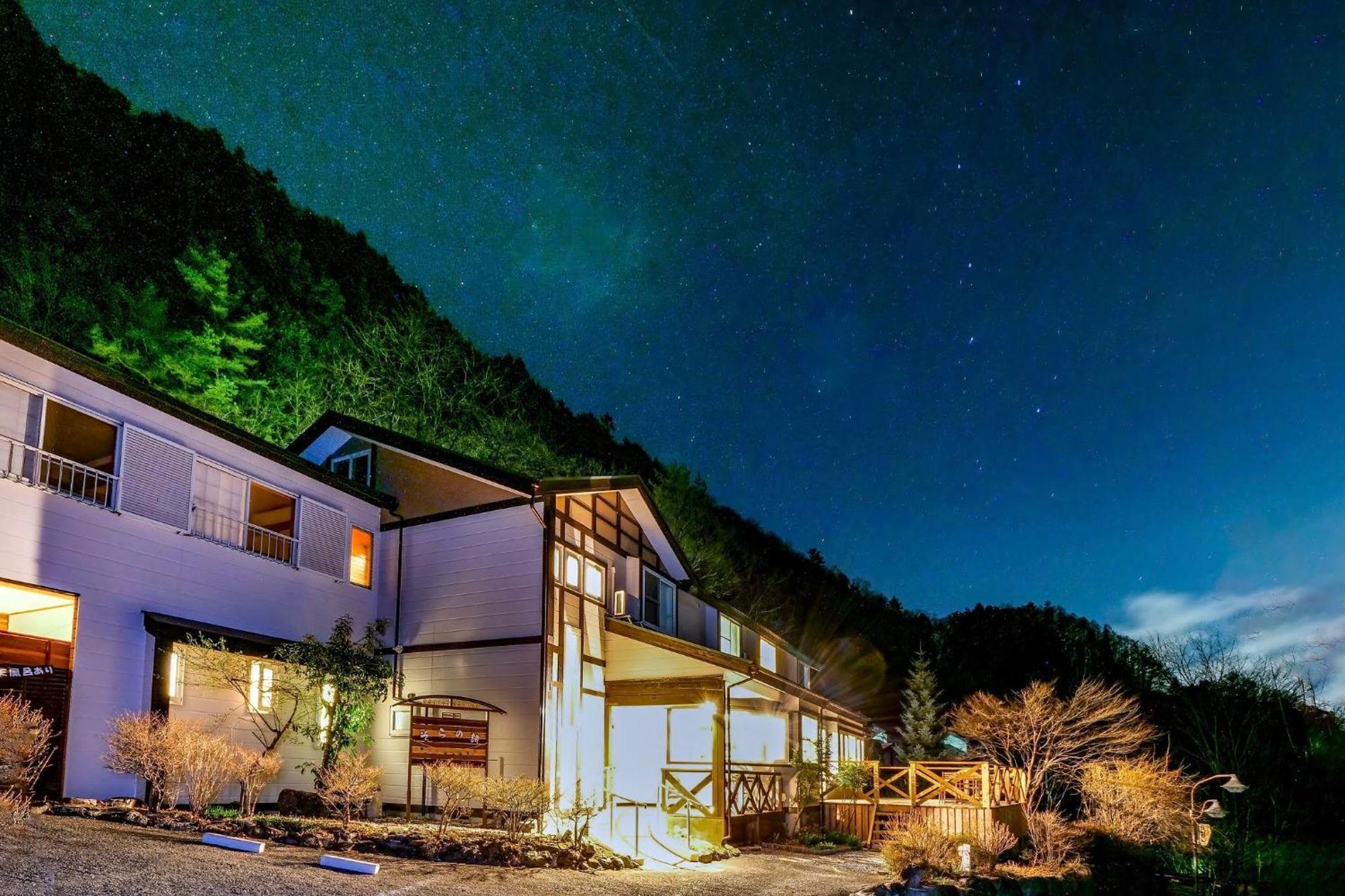 Bed and Breakfast Sora No Uta Minami Alps Exteriér fotografie